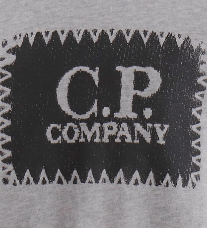C.P. Company T-shirt - Gråmeleret m. Sort