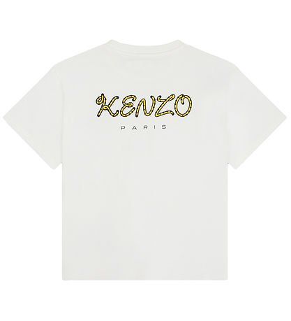 Kenzo T-shirt - Ivory m. Tiger Kenzo T-shirt - Ivory m. Tiger