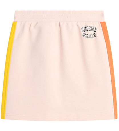 Kenzo Sweatnederdel - Veiled Pink m. Orange/Gul Kenzo Sweatnederdel - Veiled Pink m. Orange/Gul