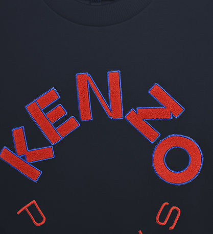 Kenzo Sweatshirt - Navy m. Rød Kenzo Sweatshirt - Navy m. Rød