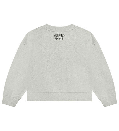 Kenzo Sweatshirt - Gråmeleret m. Tiger