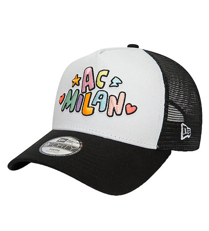 New Era Kasket - AC Milan - Sort/Hvid New Era Kasket - AC Milan - Sort/Hvid