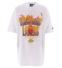 New Era T-Shirt - NBA - Lakers - Hvid New Era T-Shirt - NBA - Lakers - Hvid