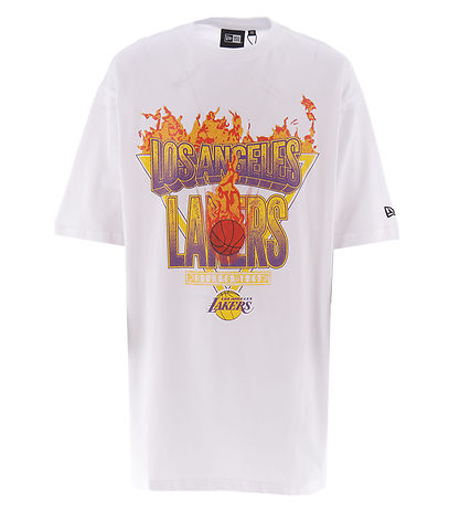 New Era T-Shirt - NBA - Lakers - Hvid New Era T-Shirt - NBA - Lakers - Hvid