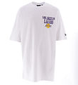 New Era T-Shirt - Lakers - Hvid New Era T-Shirt - Lakers - Hvid