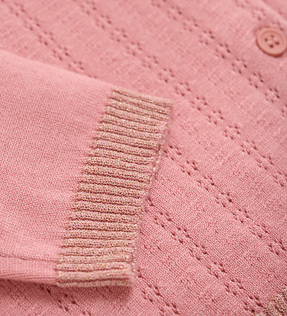 Creamie Cardigan - Pointelle - Brandied Apricot Creamie Cardigan - Pointelle - Brandied Apricot