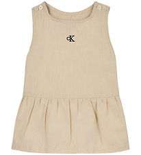 Calvin Klein Kjole - Linen Blend - Woven Calvin Klein Kjole - Linen Blend - Woven