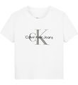 Calvin Klein T-shirt - Monogram - Bright White Calvin Klein T-shirt - Monogram - Bright White