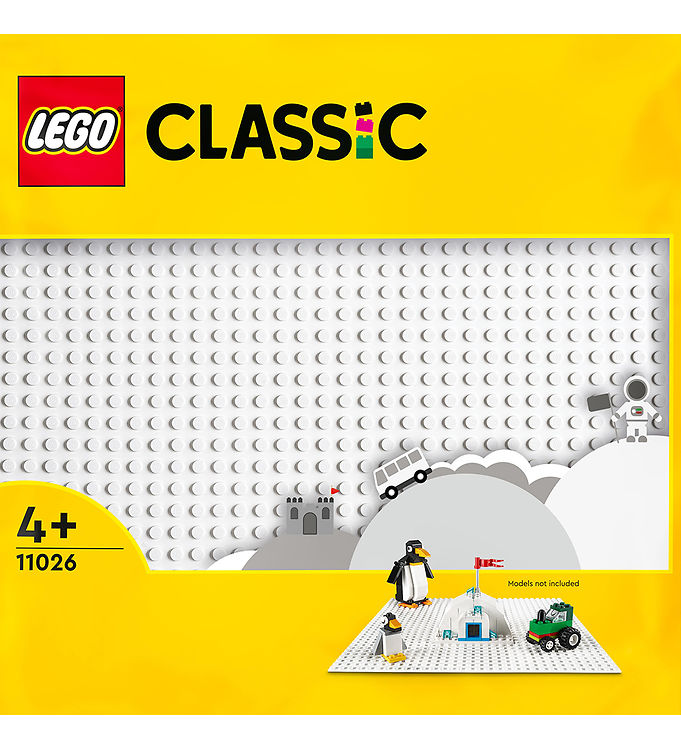 LEGO® Classic - Hvid Byggeplade - 11026