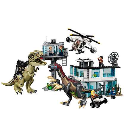 LEGO® Jurassic World - Giganotosaurus og Therizinosaurus angripe LEGO® Jurassic World - Giganotosaurus og Therizinosaurus angripe