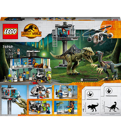 LEGO® Jurassic World - Giganotosaurus og Therizinosaurus angripe LEGO® Jurassic World - Giganotosaurus og Therizinosaurus angripe