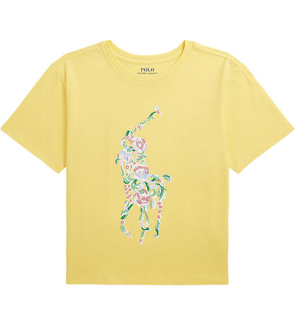Polo Ralph Lauren T-shirt - C Aip - Oasis Yellow m. Logo Polo Ralph Lauren T-shirt - C Aip - Oasis Yellow m. Logo