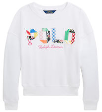 Polo Ralph Lauren Sweatshirt - Hvid m. Polo Polo Ralph Lauren Sweatshirt - Hvid m. Polo