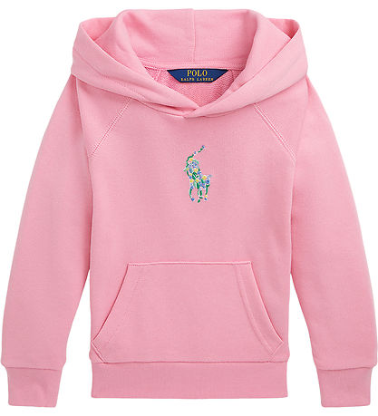 Polo Ralph Lauren Hættetrøje - Florida Pink m. Logo Polo Ralph Lauren Hættetrøje - Florida Pink m. Logo