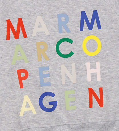 MarMar Sweatshirt - Theos - Mehrfarbige Buchstaben MarMar Sweatshirt - Theos - Mehrfarbige Buchstaben