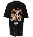 New Era T-Shirt - Floral - Sort New Era T-Shirt - Floral - Sort
