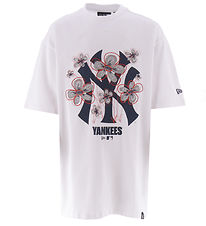 New Era T-Shirt - Floral - Hvid New Era T-Shirt - Floral - Hvid