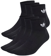 adidas Originals Strømper - Mid Ankle - 6-pak - Sort adidas Originals Strømper - Mid Ankle - 6-pak - Sort