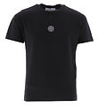 Stone Island T-shirt - Sort m. Hvid Stone Island T-shirt - Sort m. Hvid