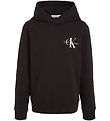 Calvin Klein Hættetrøje - Small Monogram - CK Black Calvin Klein Hættetrøje - Small Monogram - CK Black