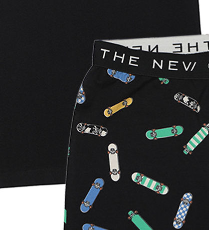 The New Nattøj - T-shirt/Shorts - Black Beauty