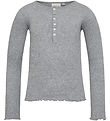 Sofie Schnoor Bluse - Rib - Grey Melange Sofie Schnoor Bluse - Rib - Grey Melange