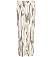 Sofie Schnoor Bukser - Off White Striped Sofie Schnoor Bukser - Off White Striped