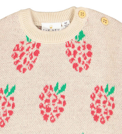 The New Siblings Bluse - Strik - TnsJea - White Swan The New Siblings Bluse - Strik - TnsJea - White Swan