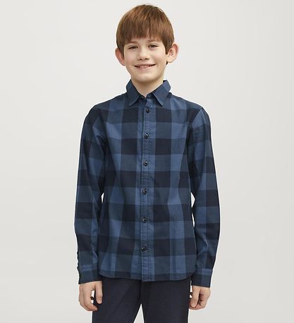 Jack & Jones Skjorte - Noos - JjEgingham - Ensign Blue/Checks Jack & Jones Skjorte - Noos - JjEgingham - Ensign Blue/Checks