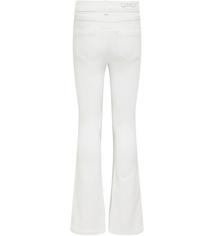 Kids Only Jeans - Noos - KogRoyal Flared - Hvid