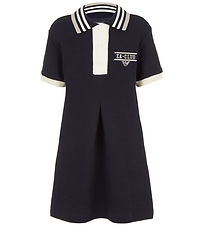 Emporio Armani Kjole - Navy m. Hvid Emporio Armani Kjole - Navy m. Hvid