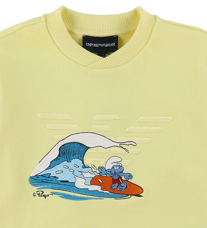 Emporio Armani Sweatshirt - Banana Girl m. Smølf Emporio Armani Sweatshirt - Banana Girl m. Smølf