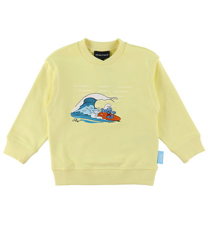 Emporio Armani Sweatshirt - Banana Girl m. Smølf Emporio Armani Sweatshirt - Banana Girl m. Smølf