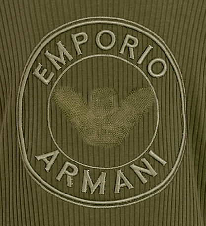 Emporio Armani Hættetrøje - Rib - Beetle m. Logo Emporio Armani Hættetrøje - Rib - Beetle m. Logo