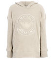 Emporio Armani Hættetrøje - Pergamena m. Logo Emporio Armani Hættetrøje - Pergamena m. Logo