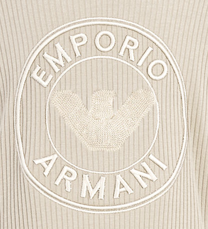 Emporio Armani Hættetrøje - Pergamena m. Logo Emporio Armani Hættetrøje - Pergamena m. Logo