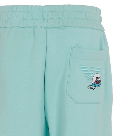 Emporio Armani Sweatpants - Sabbia Antigua m. Smølf Emporio Armani Sweatpants - Sabbia Antigua m. Smølf