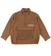 Emporio Armani Sweatshirt - Thrush m. Mesh Emporio Armani Sweatshirt - Thrush m. Mesh
