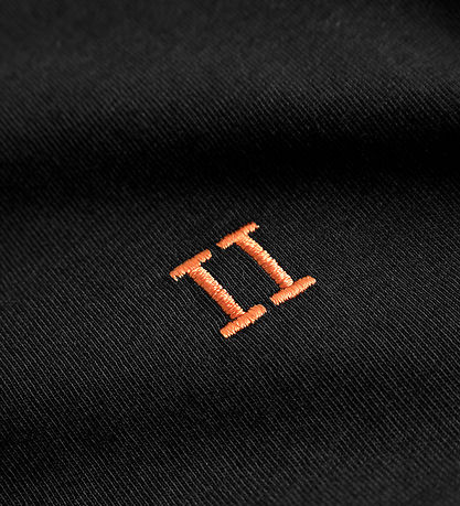 Les Deux T-shirt - Nørregaard - Noos - Sort/Orange Les Deux T-shirt - Nørregaard - Noos - Sort/Orange