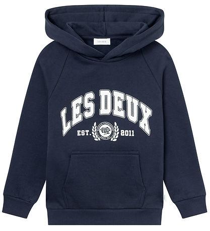 Les Deux Hættetrøje - University - Dark Navy/Light Ivory