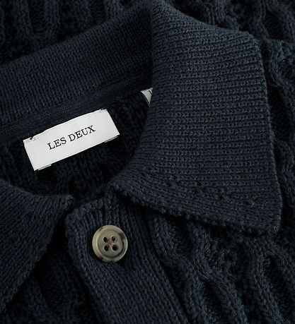 Les Deux Cardigan - Strik - Garret - Dark Navy Les Deux Cardigan - Strik - Garret - Dark Navy