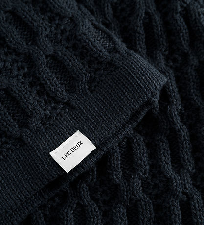 Les Deux Cardigan - Strik - Garret - Dark Navy Les Deux Cardigan - Strik - Garret - Dark Navy