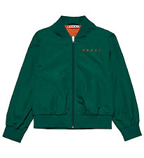 Marni Jakke - Pine Green m. Orange Marni Jakke - Pine Green m. Orange