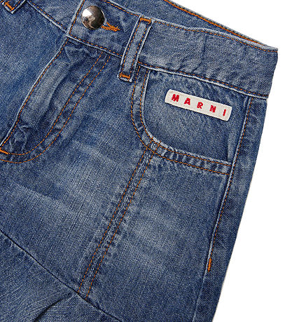 Marni Nederdel - Denim - Blå Marni Nederdel - Denim - Blå