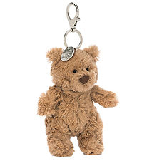 Jellycat Nøglering - 8 cm - Bartholomew Bear Jellycat Nøglering - 8 cm - Bartholomew Bear