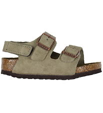 Birkenstock Sandaler - Milano HL Suede - Taupe Birkenstock Sandaler - Milano HL Suede - Taupe