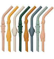 Liewood Sugerør - Carlson All Together - 8-pak - Yellow Mellow M