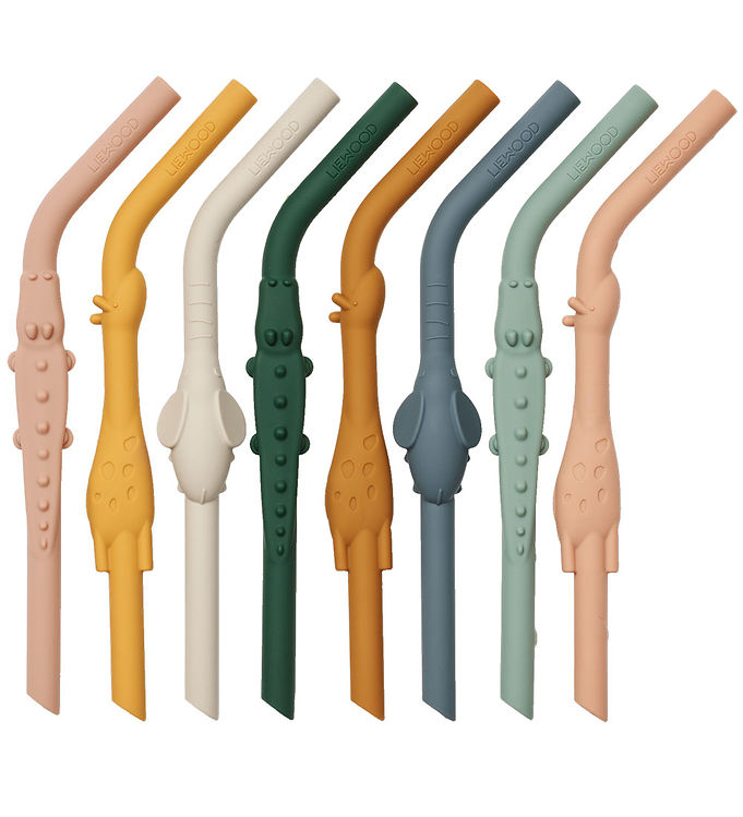 Liewood Sugerør - Carlson All Together - 8-pak - Yellow Mellow M