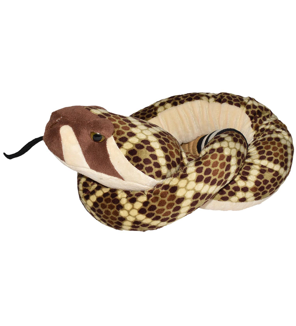 Wild Republic Kuscheltier - 137 cm - Western-Diamondback-Schlang - Wild Republic - One Size - Kuscheltiere