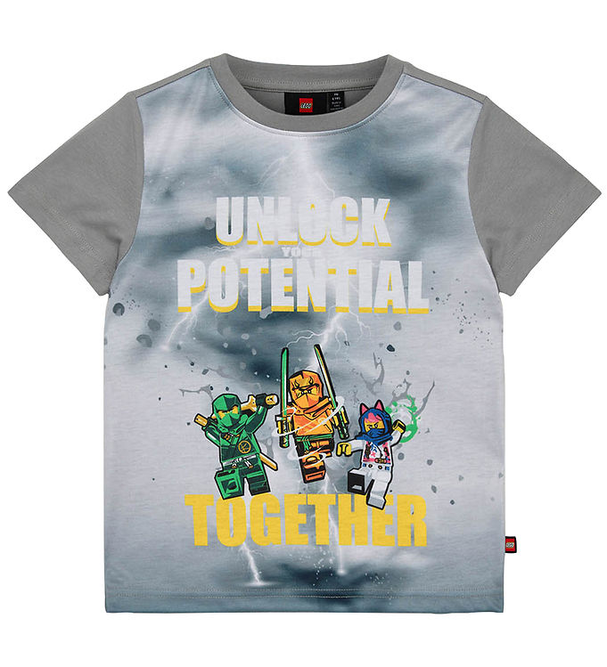 LEGO® Ninjago T-shirt - LWTano - Light Grey